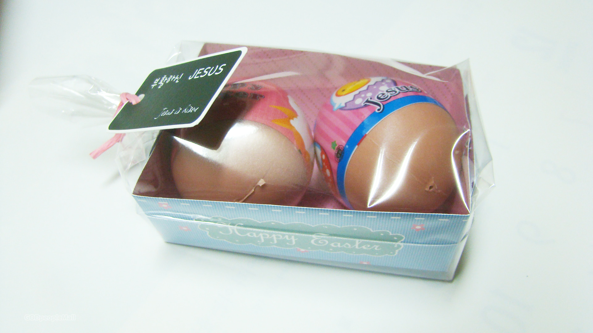 부활절달걀포장박스(2구 박스10매)(꽃패브릭)