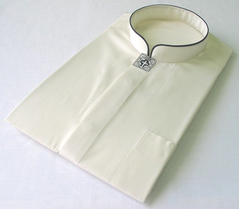 바울카라목회자셔츠 목회자와이셔츠(긴팔 반팔) 색상4종 흰색 검정 하늘 회색