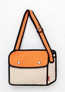 8802(오렌지)만화속가방-만화처럼 보이는 재미난 가방